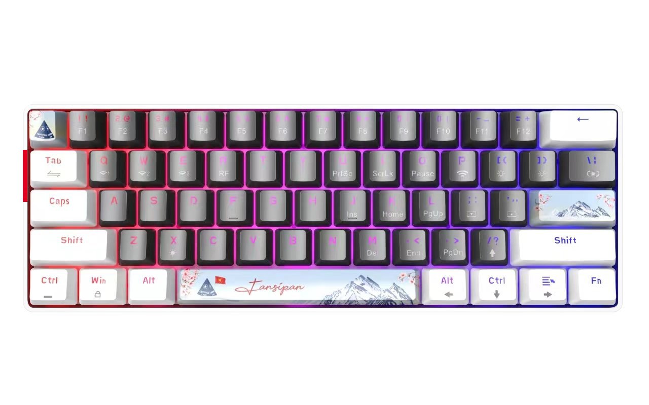 Bàn Phím E-Dra EK361W Snow