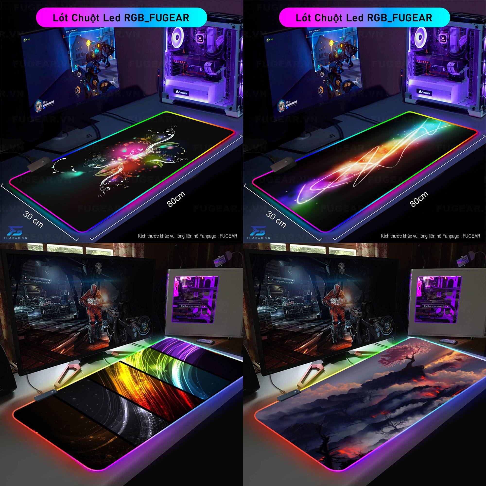 Pad Led Trừu Tượng